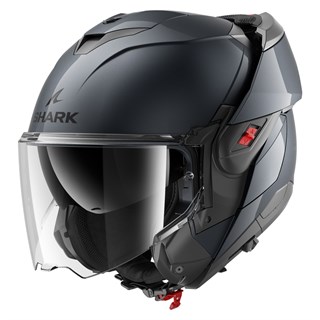 Shark OXO helmet gloss dark metallic greyAlternative Image3
