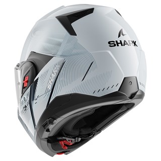 Shark OXO Speed-Tech SWK helmet in silver / whiteAlternative Image1