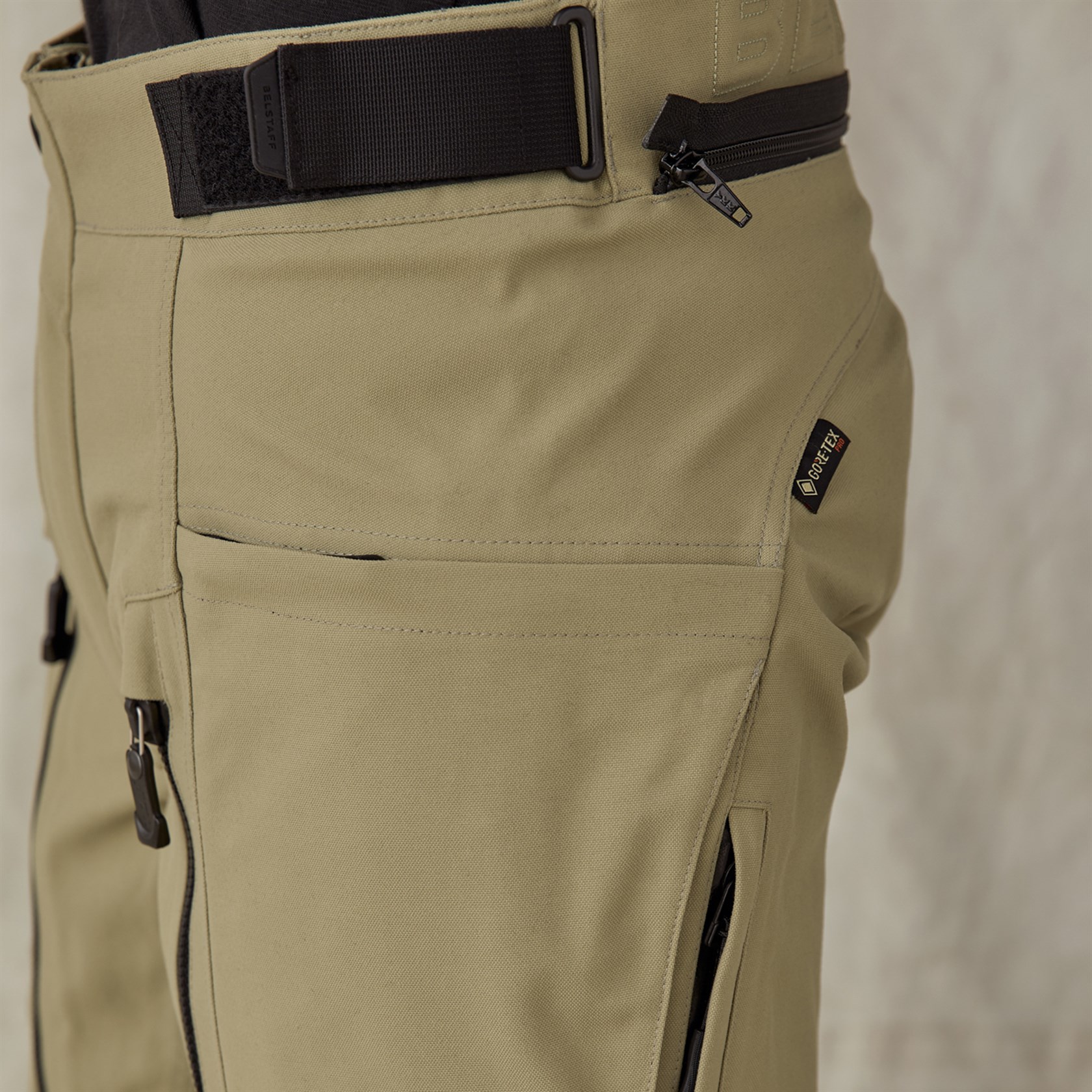 Belstaff Long Way Up pants in dark sand