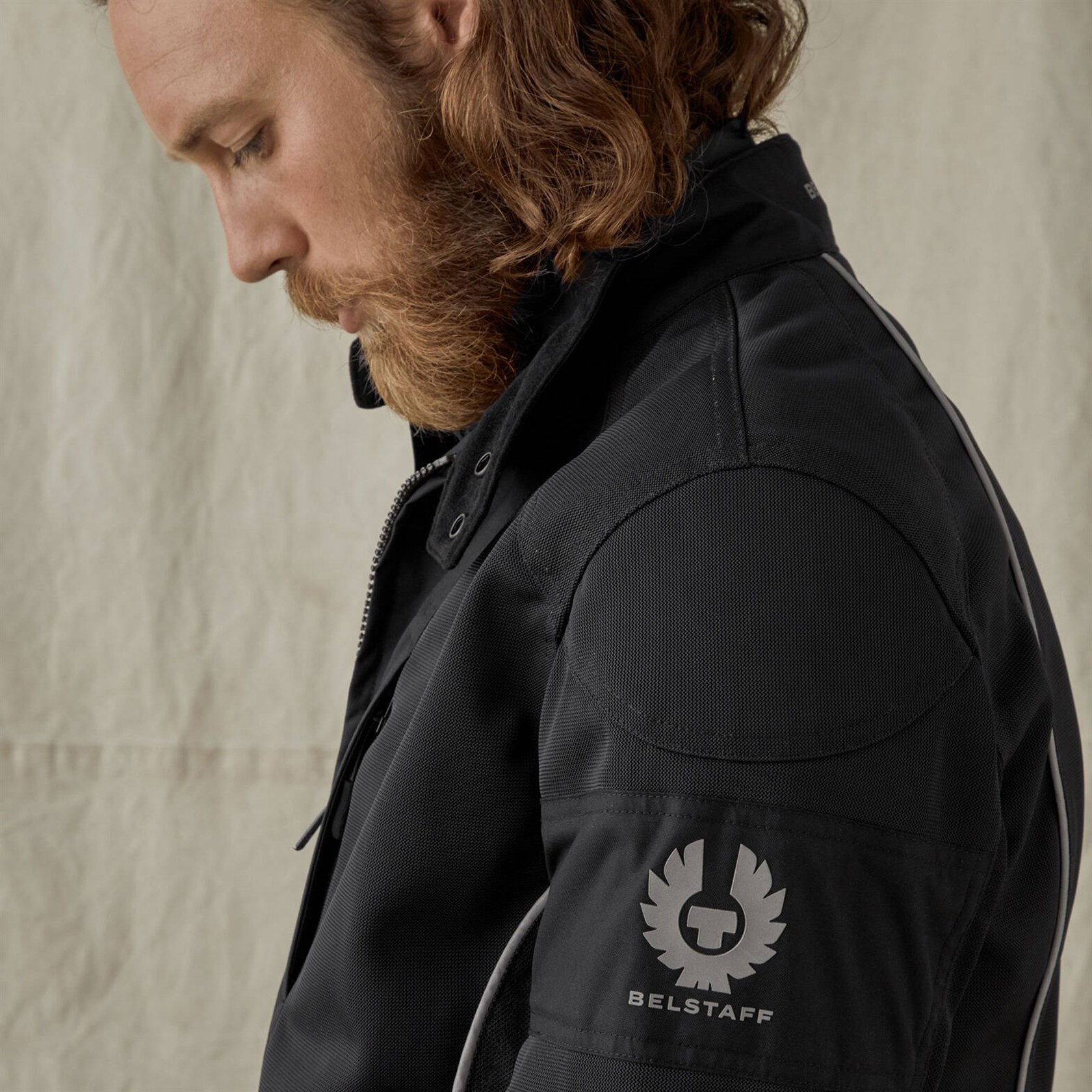 Belstaff Tower mesh jacket in black