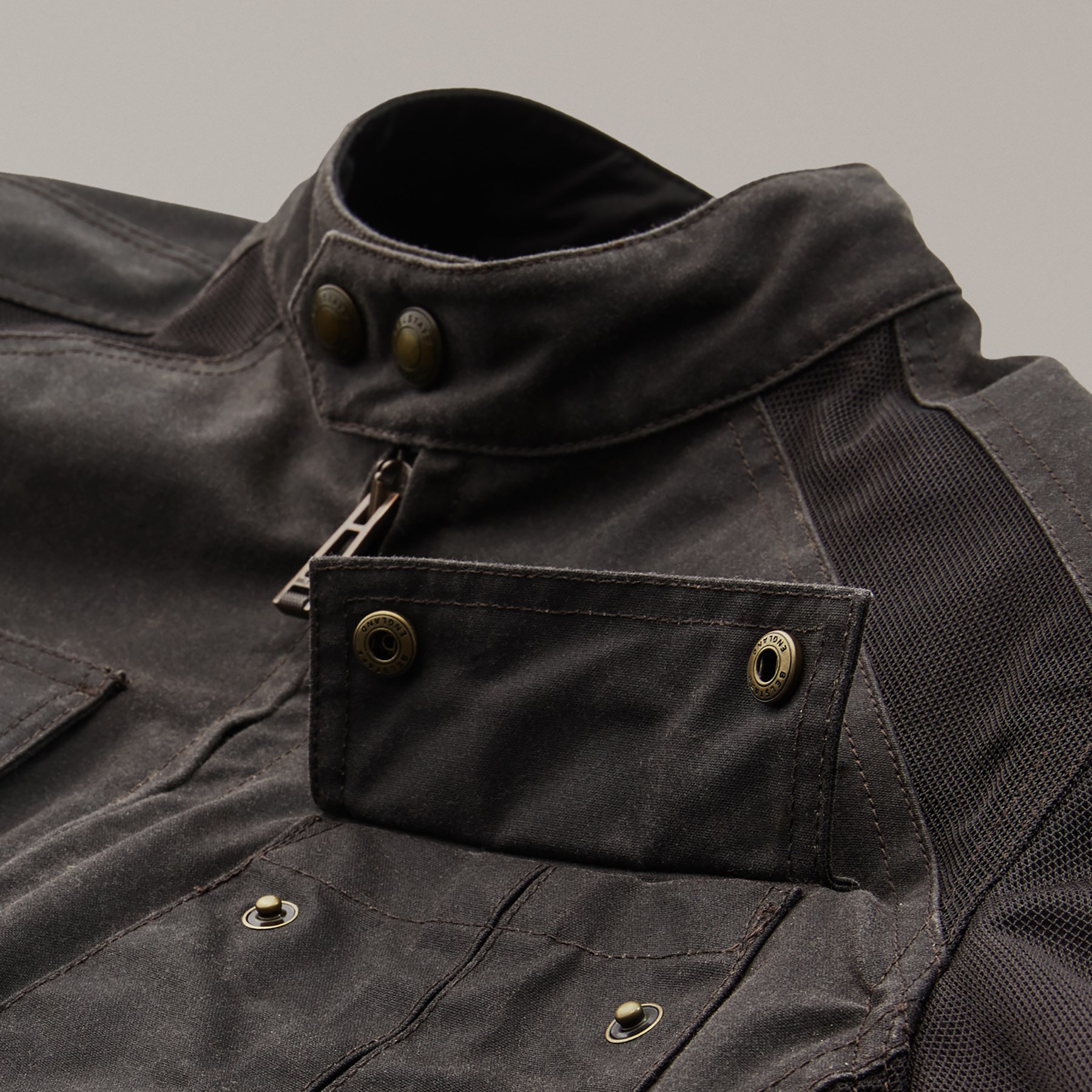 Belstaff wax cotton Temple jacket in mahogany