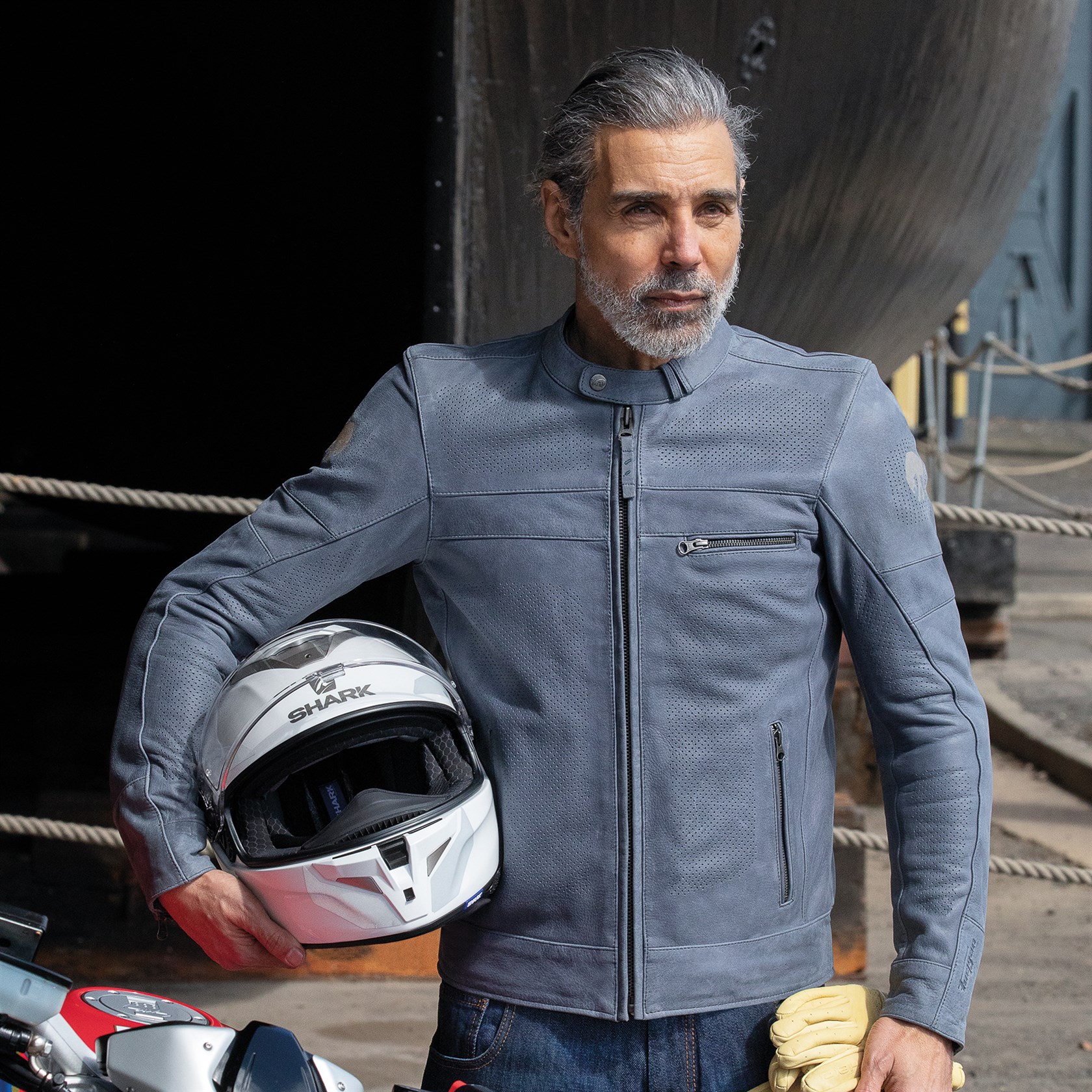 Furygan Shepard jacket in blue