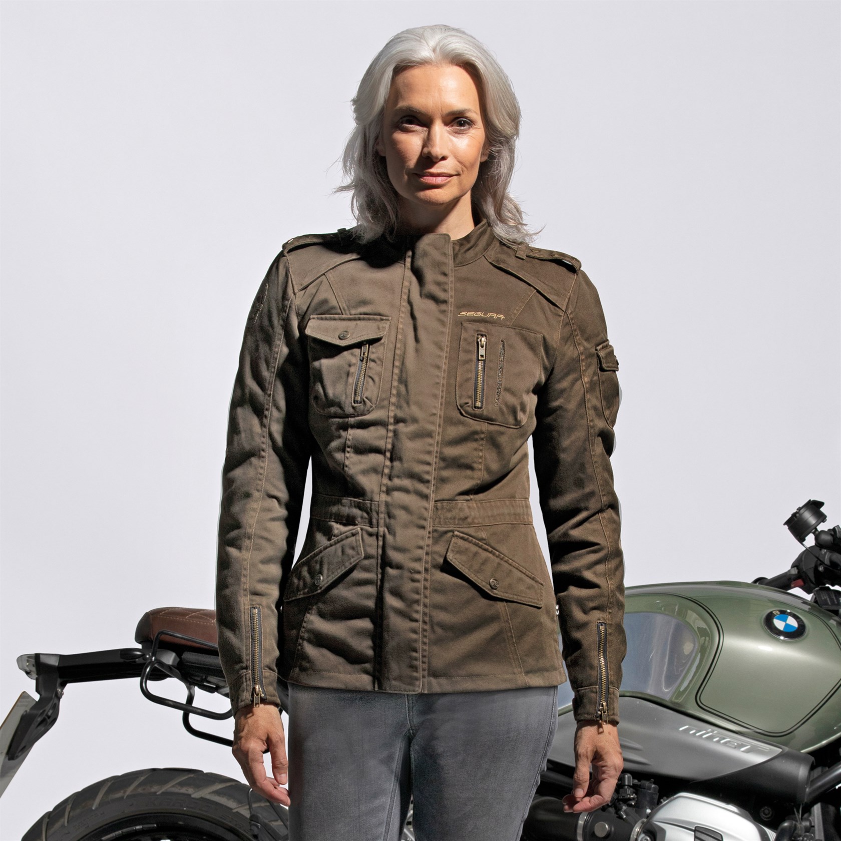 Segura Maya ladies jacket in khaki