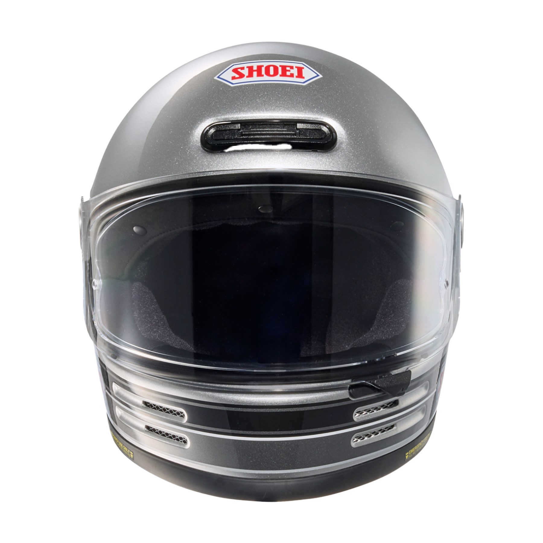 Shoei Glamster 06 Abiding TC-10 helmet in grey / black