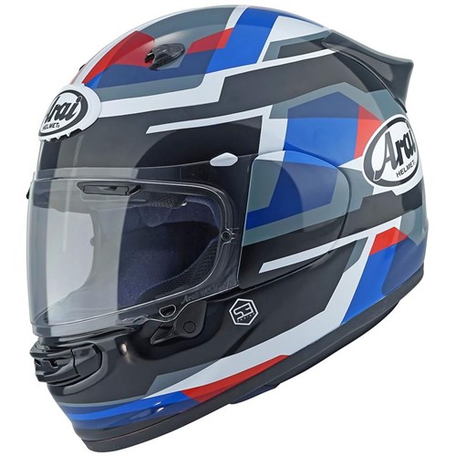 Arai Quantic Abstract helmet in blue