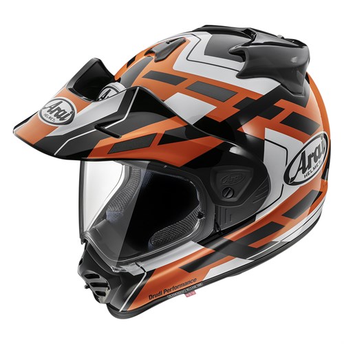 Arai Tour-X5 helmet in Match orange