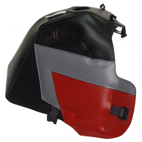 Bagster tank cover XRV 750 AFRICA TWIN - black / grey / red