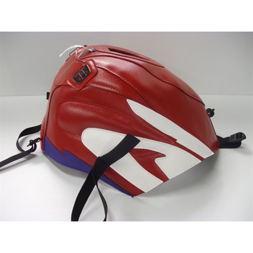 Bagster tank cover CBR 600F - red / white / dark purple