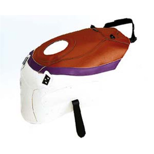 Bagster tank cover CBR 600F - red / white / purple stripe