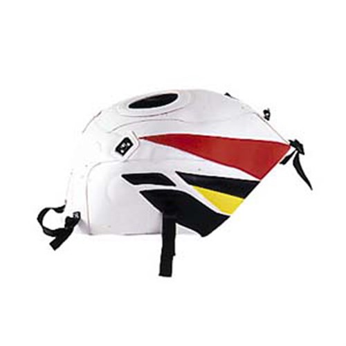 Bagster tank cover CBR 600F - white / poppy red / black