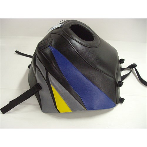 Bagster tank cover CBR 600F - black / blue / steel grey / lemon