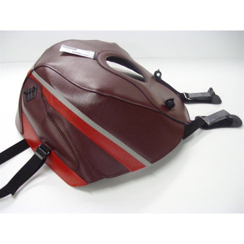 Bagster tank cover GSX 1100F - dark claret / red / steel grey