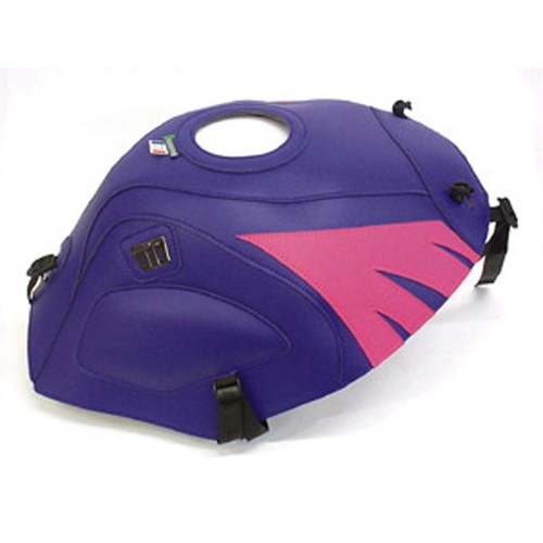 Bagster tank cover GS 500E - dark purple / fuschia deco