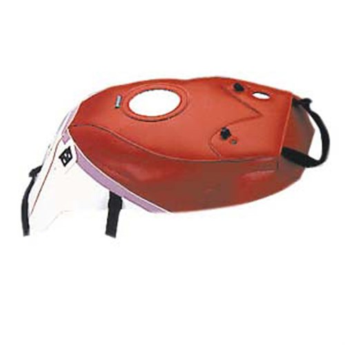 Bagster tank cover GSX 750R / GSX 1100R - red / white / mauve