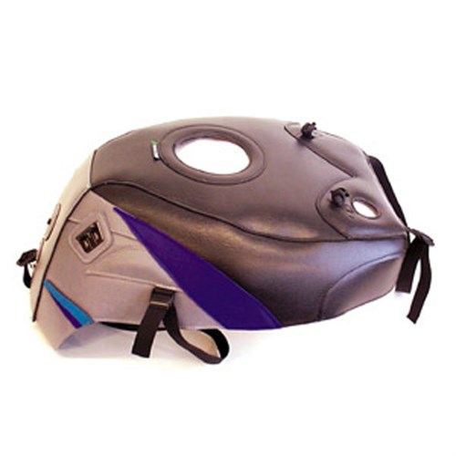 Bagster tank cover GSX 750R / GSX 1100R - black / steel grey / purple