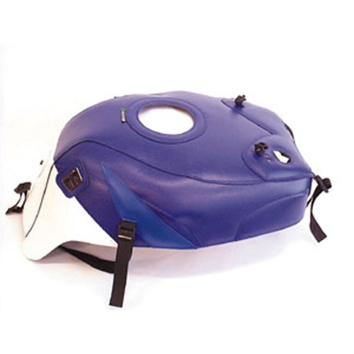 Bagster tank cover GSX 750R / GSX 1100R - blue / white / gitane blue