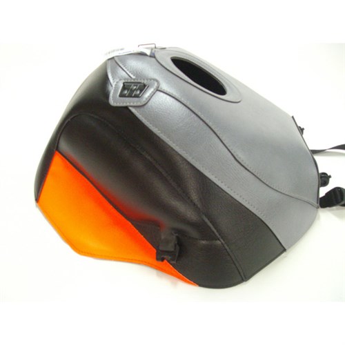 Bagster tank cover CBR 900R - steel grey / black / fluo red
