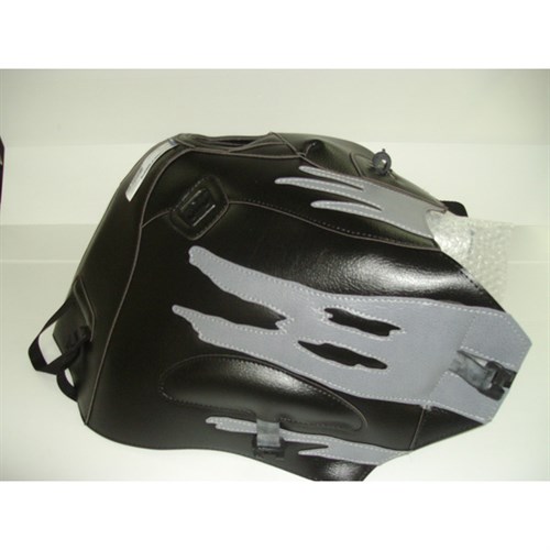 Bagster tank cover XRV 750 AFRICA TWIN - black / light grey / steel