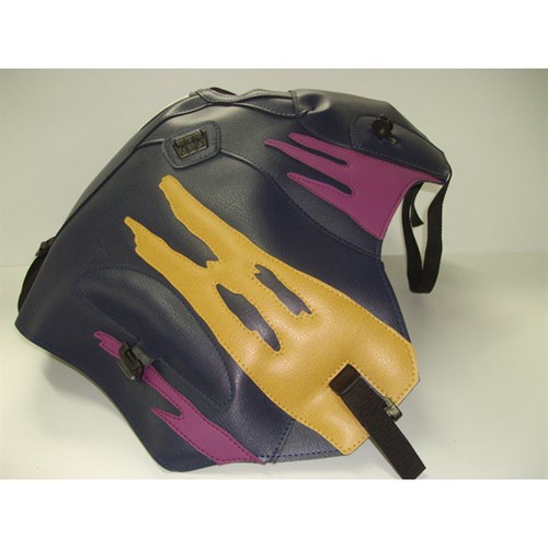 Bagster tank cover XRV 750 AFRICA TWIN - navy blue / blackcurrant