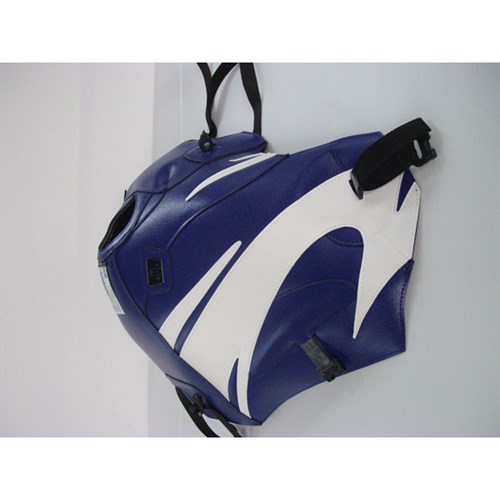 Bagster tank cover XRV 750 AFRICA TWIN - baltic blue / white deco