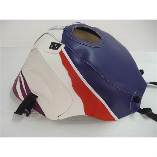 Bagster tank cover YZF 750 R / YZF 750 SP / FZR 600 - china blue / white / persico red