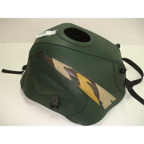 Bagster tank cover CB 500 / CB 500S - dark green / champagne / havana