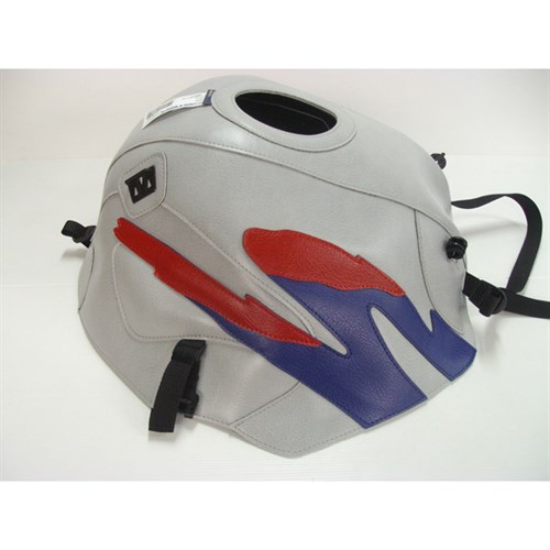 Bagster tank cover CB 500 / CB 500S - light grey / baltic blue / red