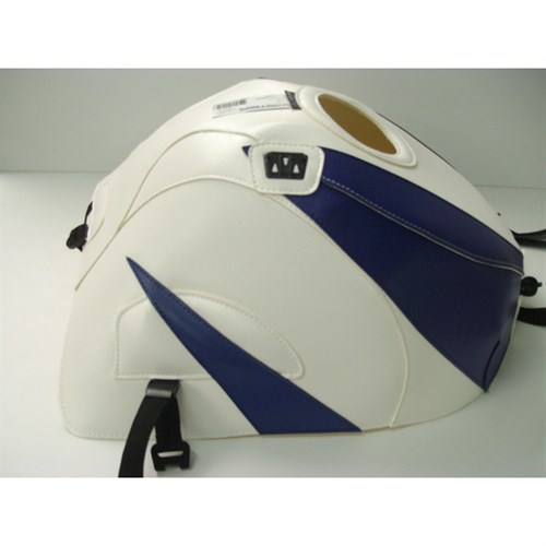 Bagster tank cover GSX 600R / GSX 750R - white / baltic blue