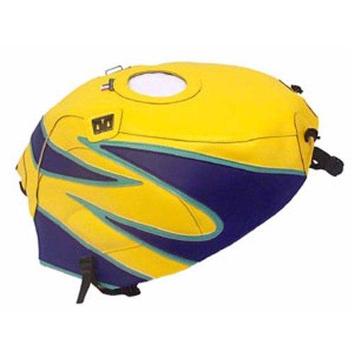 Bagster tank cover GSX 600R / GSX 750R - yellow / china blue