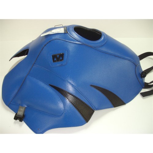 Bagster tank cover TDM 850 - gitane blue / black triangles