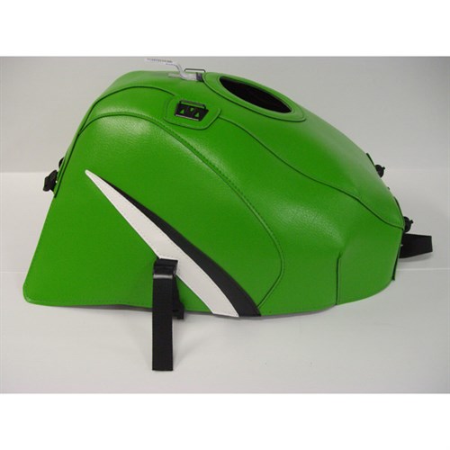 Bagster tank cover ZX 7R / ZX 7RR - green / black / white triangle