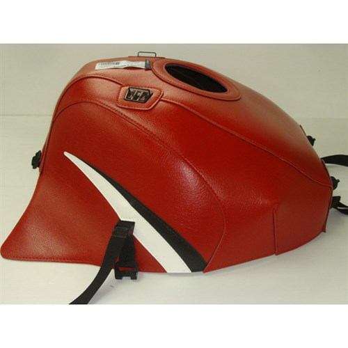 Bagster tank cover ZX 7R / ZX 7RR - red / black / white triangle