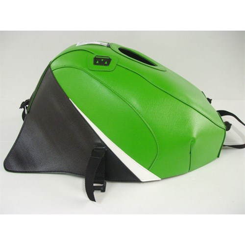 Bagster tank cover ZX 7R / ZX 7RR - green / black / white triangle