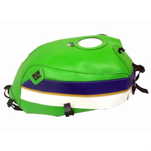 Bagster tank cover ZRX 1100 / ZRX 1200N / ZRX 1200R / ZRX 1200S - green / dark purple / white