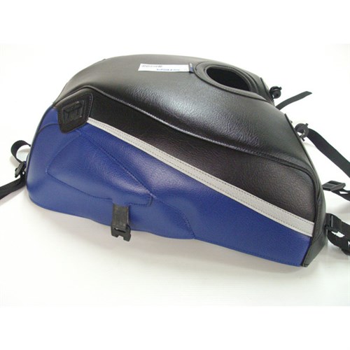 Bagster tank cover ZRX 1100 / ZRX 1200N / ZRX 1200R / ZRX 1200S - black / blue / light grey stripe