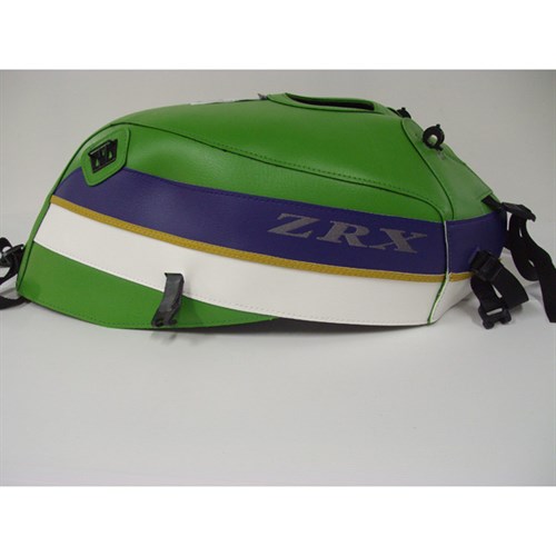 Bagster tank cover ZRX 1100 / ZRX 1200N / ZRX 1200R / ZRX 1200S - lawn green / china blue / white / gold