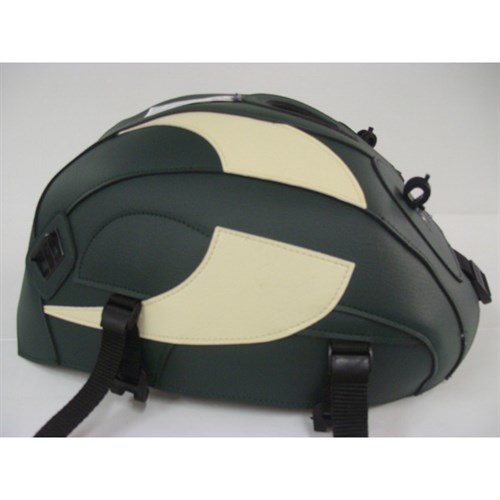 Bagster tank cover TU 125XT / TU 250 VOLTY - dark green / cream