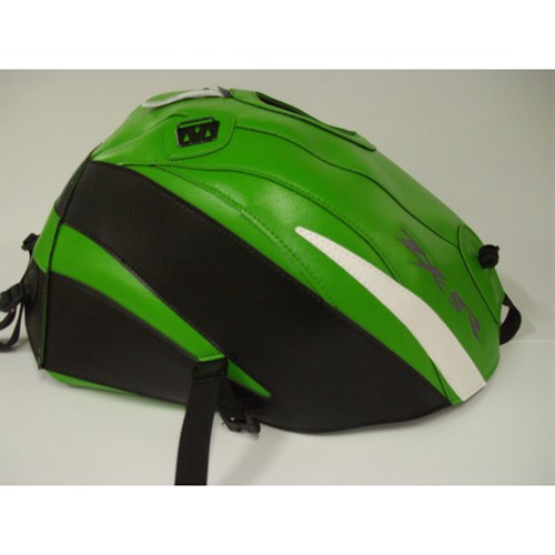 Bagster tank cover ZX 9R - green / black / white triangle