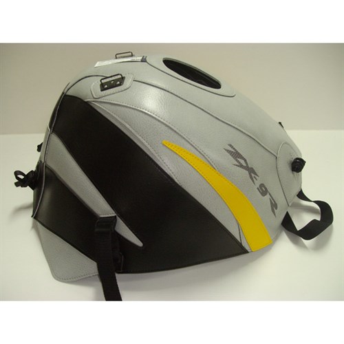 Bagster tank cover ZX 9R - light grey / black / surf yellow triangle