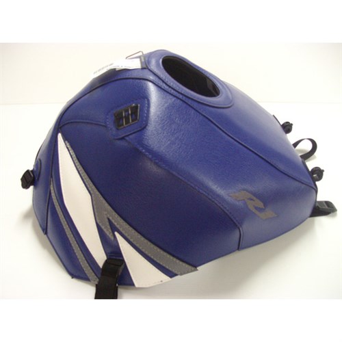 Bagster tank cover YZF R1 - baltic blue / white / steel grey