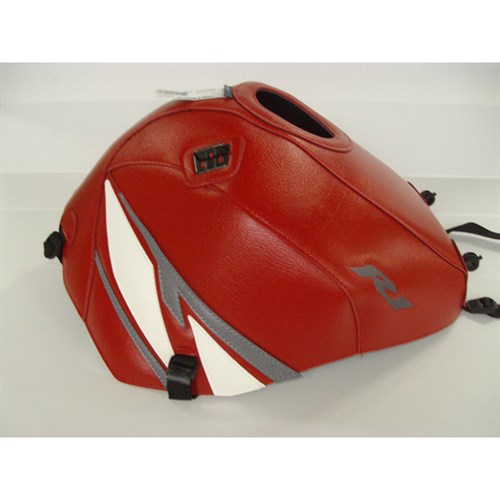 Bagster tank cover YZF R1 - red / steel grey / white