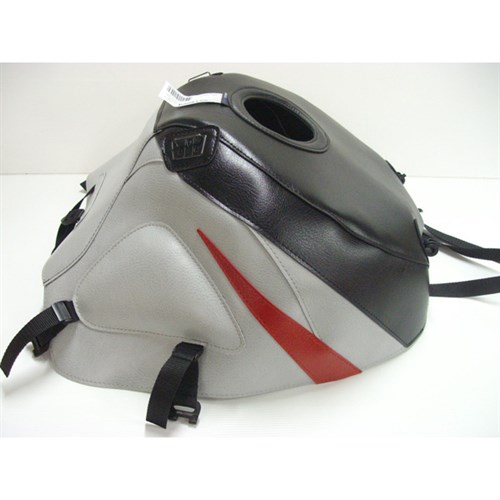 Bagster tank cover GSX 600R / 750R / 1000R - black / light grey / red