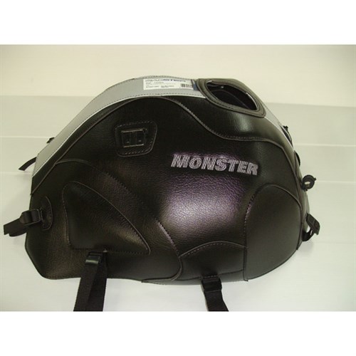 Bagster tank cover MONSTER 600 / 1000 / S4 / S2R / S4R - black / grey