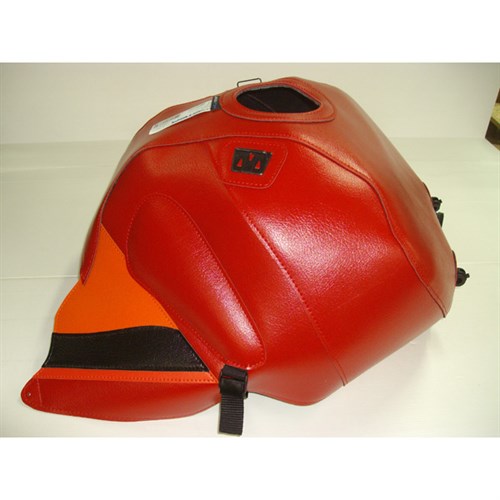 Bagster tank cover RSV MILLE R / RSV MILLE / 1000 TUONO / 1000 TUONO RACING - red / orange deco