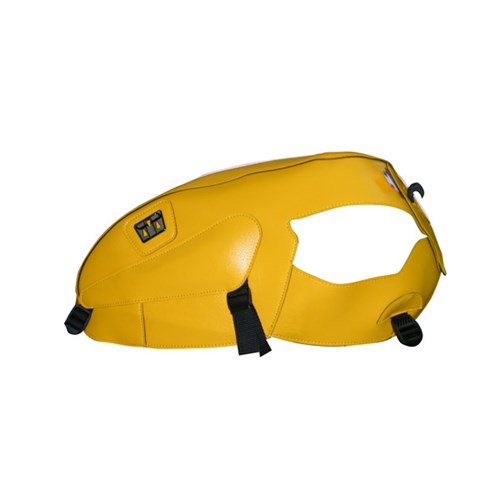 Bagster tank cover BONNEVILLE 800 / BONNEVILLE 900 / SCRAMBLER / THRUXTON 900 - yellow / white