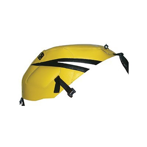 Bagster tank cover GS 500E - surf yellow / black / white triangle