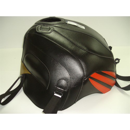 Bagster tank cover RSV MILLE / RSV MILLE R / RSV MILLE R FACTORY / 1000 TUONO / 1000 TUONO FACTORY - black / persico / gold deco