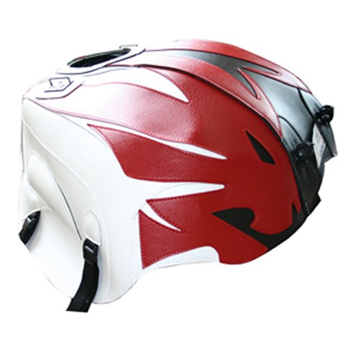 Bagster tank cover RSV MILLE / RSV MILLE R / RSV MILLE R FACTORY / 1000 TUONO / 1000 TUONO FACTORY - white / red / black