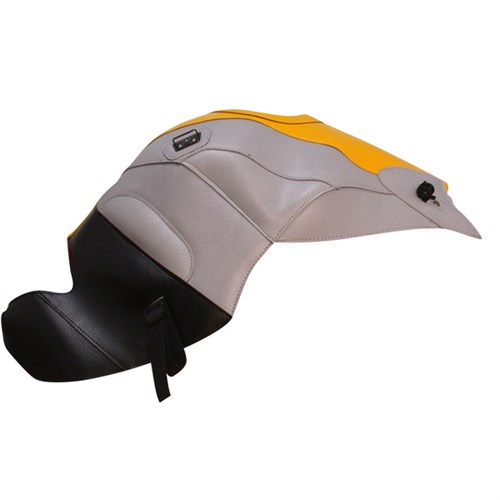 Bagster tank cover K1200 S / K1300 S - buttercup yellow / light grey / black
