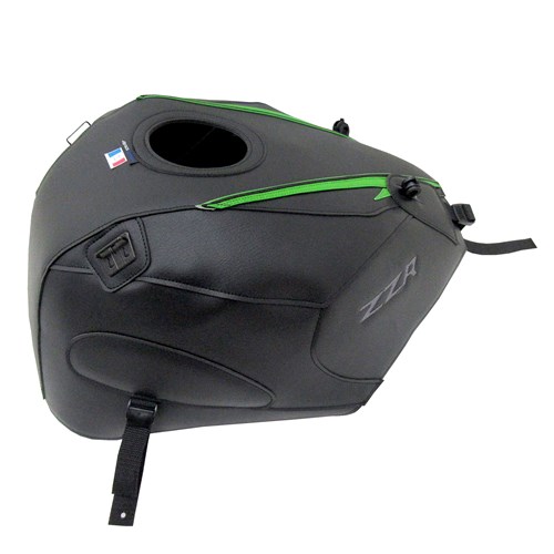 Bagster tank cover ZZR 1400 matt black / pearly green